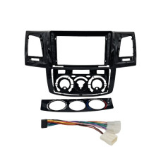 Hilux 2006-2011 screen decoration (glossy black)